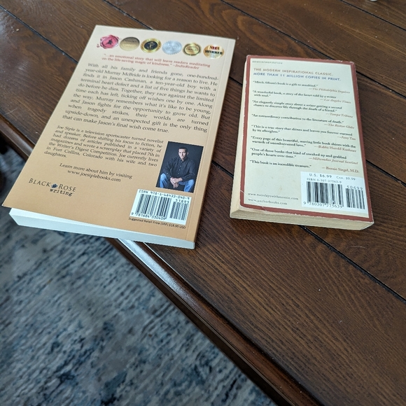 Books x 2. Tuesdays with Morrie. The Five Wishes of Mr. Murray McBride . - Picture 4 of 4